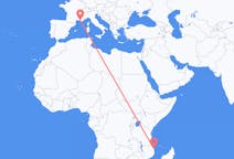 Flights from Pemba, Mozambique to Marseille, France