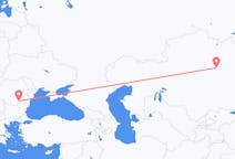 Flyreiser fra Karaganda, til București