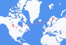 Flyreiser fra Lloydminster, Canada, til Uleåborg, Canada