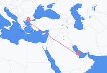 出发地 卡塔尔出发地 多哈目的地 希腊莱姆诺斯的航班