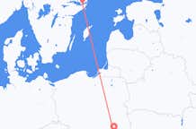 Flyg från Rzeszow, Polen till Stockholm, Sverige