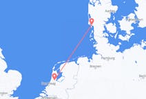Flights from Amsterdam, the Netherlands to Esbjerg, Denmark