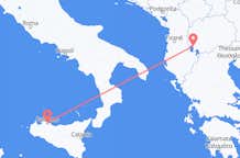 Flyrejser fra Palermo til Ohrid