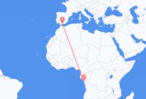 Voli da Pointe-Noire, Congo-Brazzaville to Malaga, Spagna