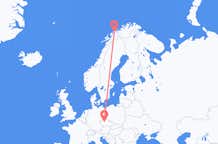 Flights from from Tromsø to Prague
