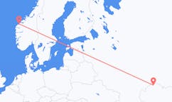 Loty z Uralsk, Kazachstan do Ålesund, Norwegia