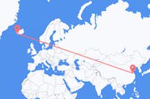 Flyreiser fra Huai an, Kina til Reykjavík, Island