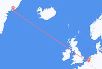 Flyg från Kulusuk, Grönland till Bryssel, Belgien