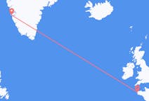 Flyreiser fra Nuuk, til Brest