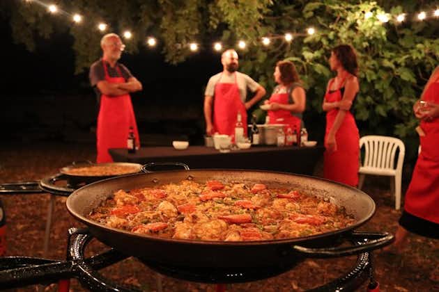 Mediterranean cooking experience in nature