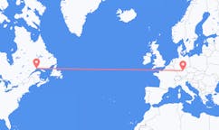 Flyreiser fra Sept-Îles, Canada til Nürnberg, Tyskland