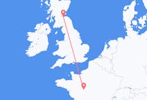 Flyrejser fra Edinburgh, Skotland til Tours, Frankrig