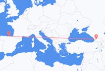 出发地 格鲁吉亚出发地 庫塔伊西目的地 西班牙桑坦德的航班