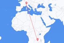 Flyg från Ndola, Zambia till Milano, Italien
