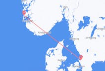 Flyg från Ängelholm, Sverige till Haugesund, Norge