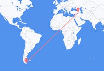 Flights from Ushuaia, Argentina to Van, Turkey