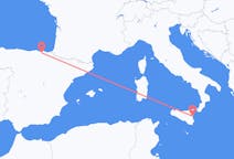 Flights from Bilbao, Spain to Catania, Italy