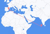 Flights from Dharavandhoo, Maldives to Valencia, Spain