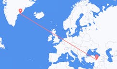 Flüge von Kulusuk, Grönland nach Malatya, die Türkei