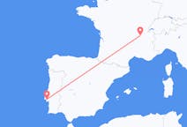 Flyg från Lyon till Lissabon