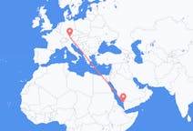 Flights from Jizan, Saudi Arabia to Munich, Germany