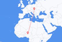 Flyg från Kaduna, Nigeria till Budapest, Ungern