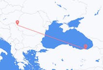 Vluchten van Timișoara naar Trabzon