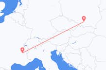 Loty z Grenoble do Krakowa