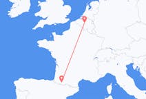 Flyrejser fra Bruxelles, Belgien til Lourdes, Frankrig