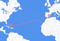 Flyg från Providenciales, Turks- och Caicosöarna till Almeria, Spanien
