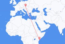 Flights from Lamu in Kenya to Bratislava in Slovakia
