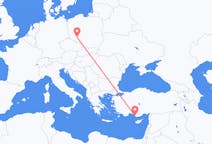 Flyreiser fra Gazipaşa, Tyrkia til Wroclaw, Polen