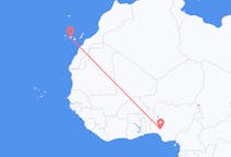 Flyg från Akure till Teneriffa