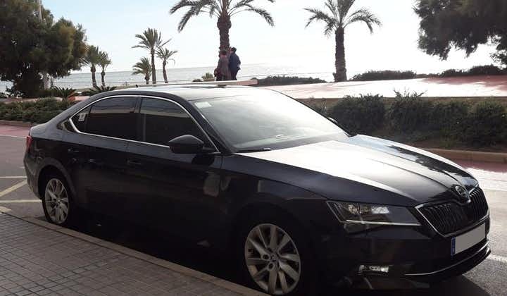 Transfer from Benidorm to Alicante airport with private Sedan max. 3 passengers 