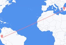 Flyreiser fra Tarapoto, Peru til Denizli, Tyrkia