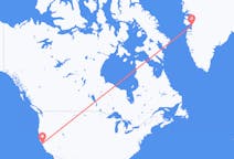 来自美国出发地 聖弗朗西斯科目的地 格陵兰伊卢利萨特的航班