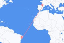 Flights from Aracaju, Brazil to Zaragoza, Spain