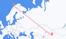 Flyg från Korla, Kina till Tromsö, Norge