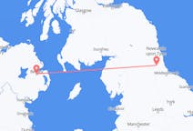 Flyreiser fra Belfast, Nord-Irland til Durham, England