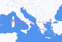 Flyreiser fra Alghero, Italia til Alexandroupolis, Hellas