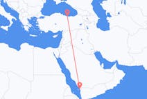 Flights from Jizan, Saudi Arabia to Giresun, Turkey