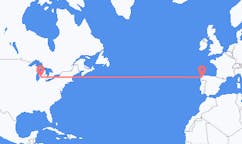 Flights from Grand Rapids to Santiago De Compostela
