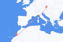 Flyrejser fra Guelmim, Marokko til Wien, Østrig