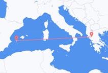 ギリシャのから ヨアニナ、スペインのへ イビサ島フライト