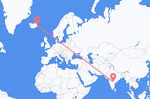 Flights from from Hyderabad to Egilsstaðir