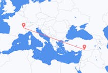 Flyg från Chambery, Frankrike till Gaziantep, Frankrike