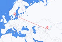 出发地 吉尔吉斯斯坦出发地 比什凯克目的地 瑞典林雪平的航班