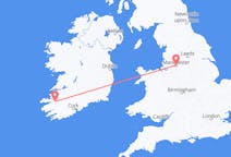 Flyg från County Kerry, Irland till Manchester, England