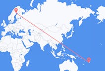 Flyreiser fra Nadi, Fiji til Luleå, Sverige