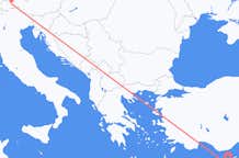 Flights from Innsbruck to Larnaca